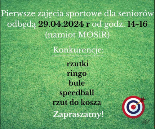 Zajęcia dla seniorów