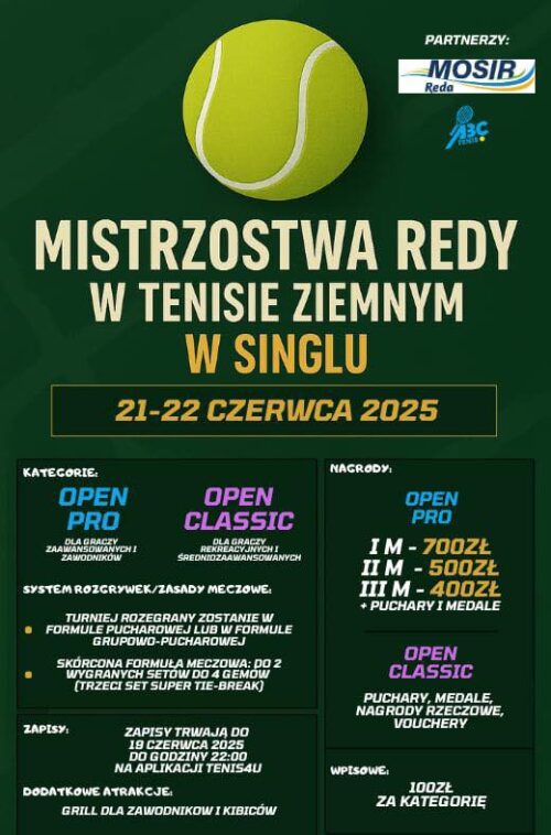 MISTRZOSTWA REDY W TENISIE ZIEMNYM