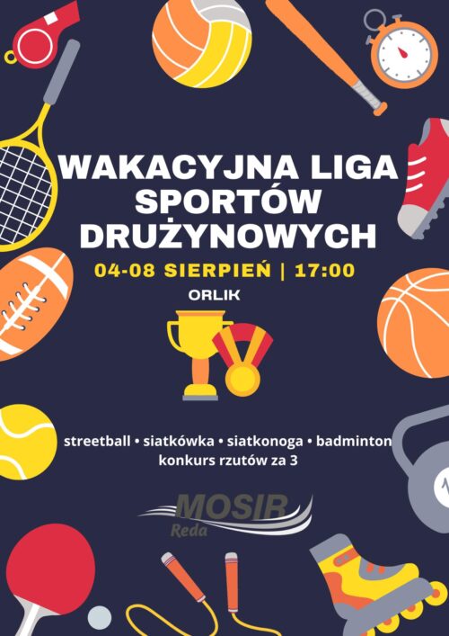 Wakacyjna Liga Sportów Drużynowych w Redzie!