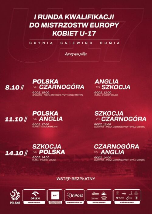 Reprezentacja Polski Kobiet U-17 w Redzie!
