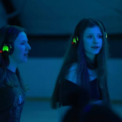 Silent Disco na lodowisku MOSiR Reda