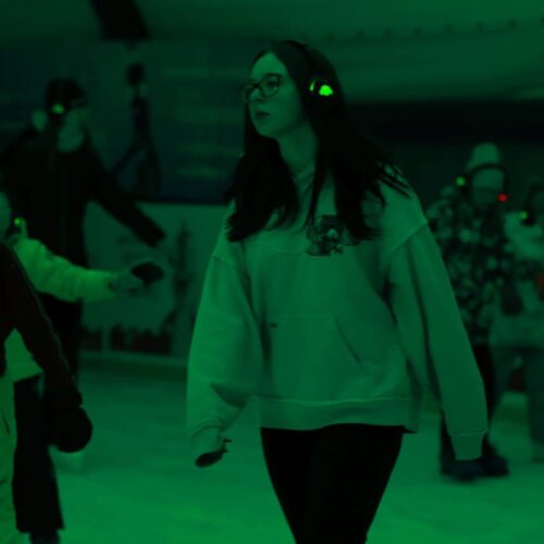 Silent Disco na lodowisku MOSiR Reda