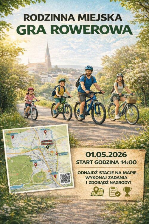 RODZINNA MIEJSKA GRA ROWEROWA!