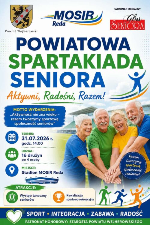Powiatowa Spartakiada Seniora – Aktywni, Radośni, Razem!